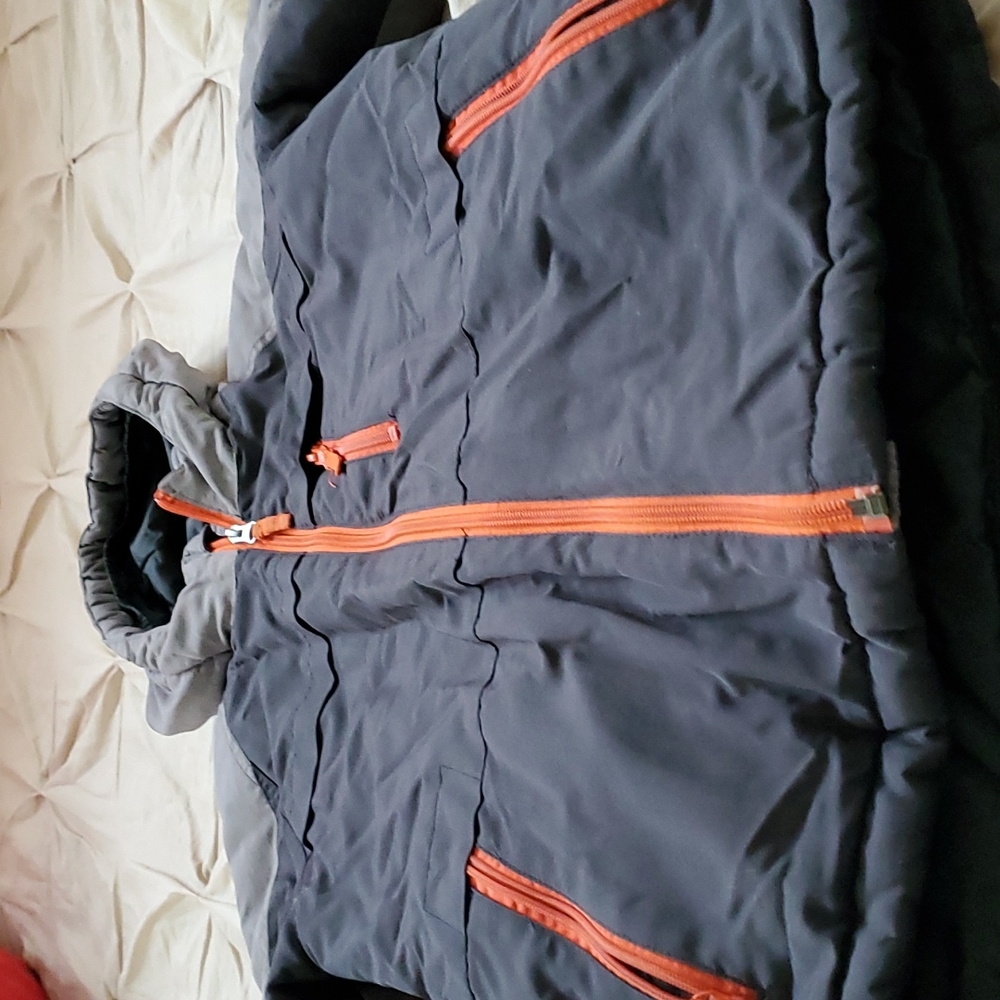 Boys fall winter jacket with removable fleece lining